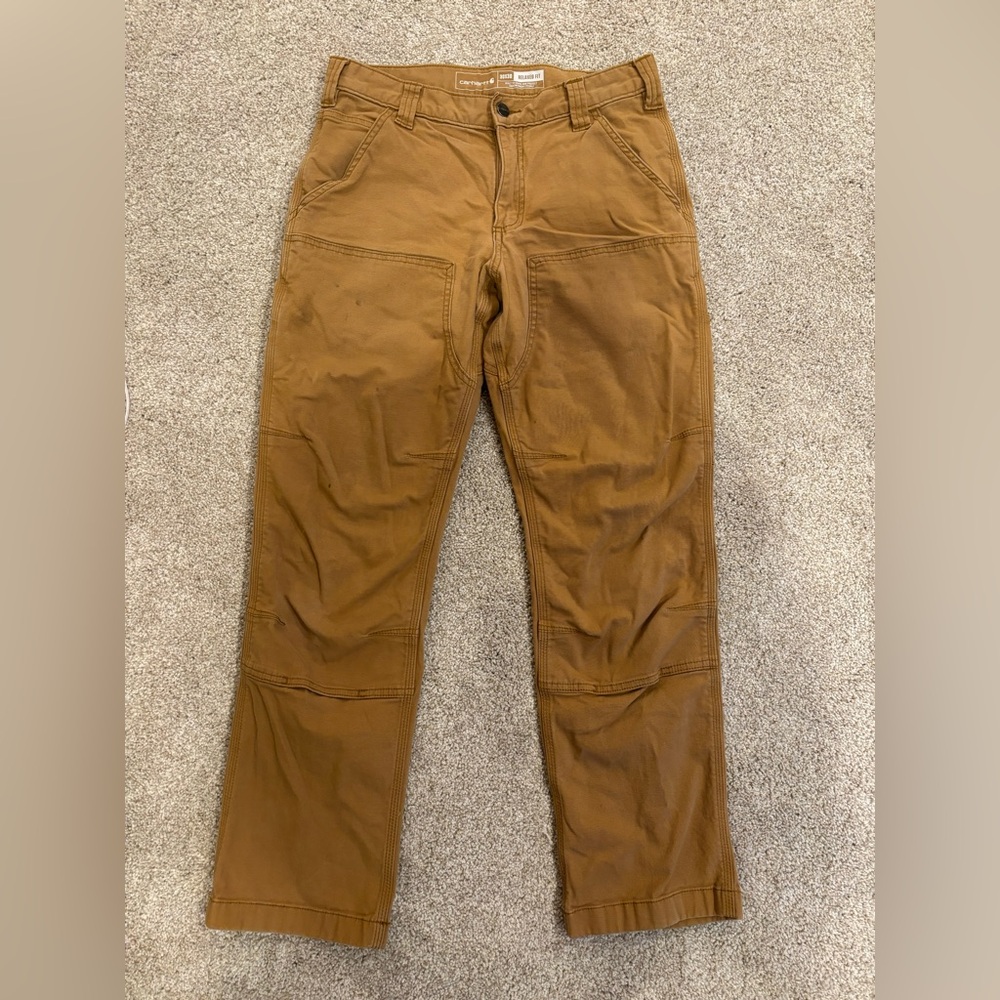 Carhartt Men's Relaxed Straight Double Front in Hickory